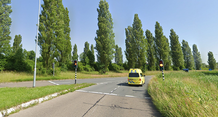 N3 werkzaamheden toerit Overkampweg richting Papendrecht