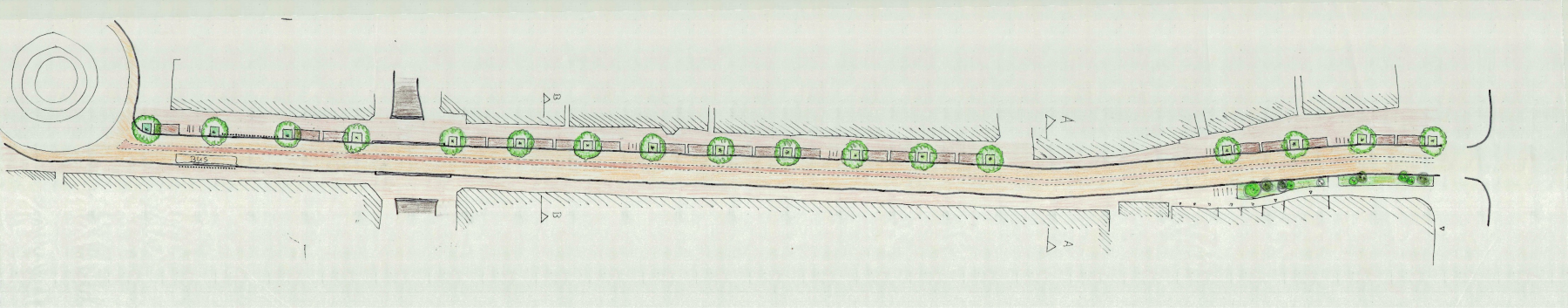 Eerste schetsontwerp Spuiweg Dordrecht