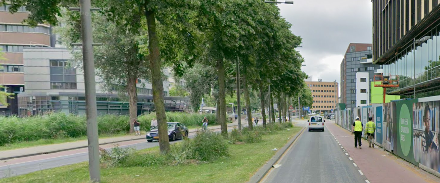 Spuiboulevard werk aan de weg