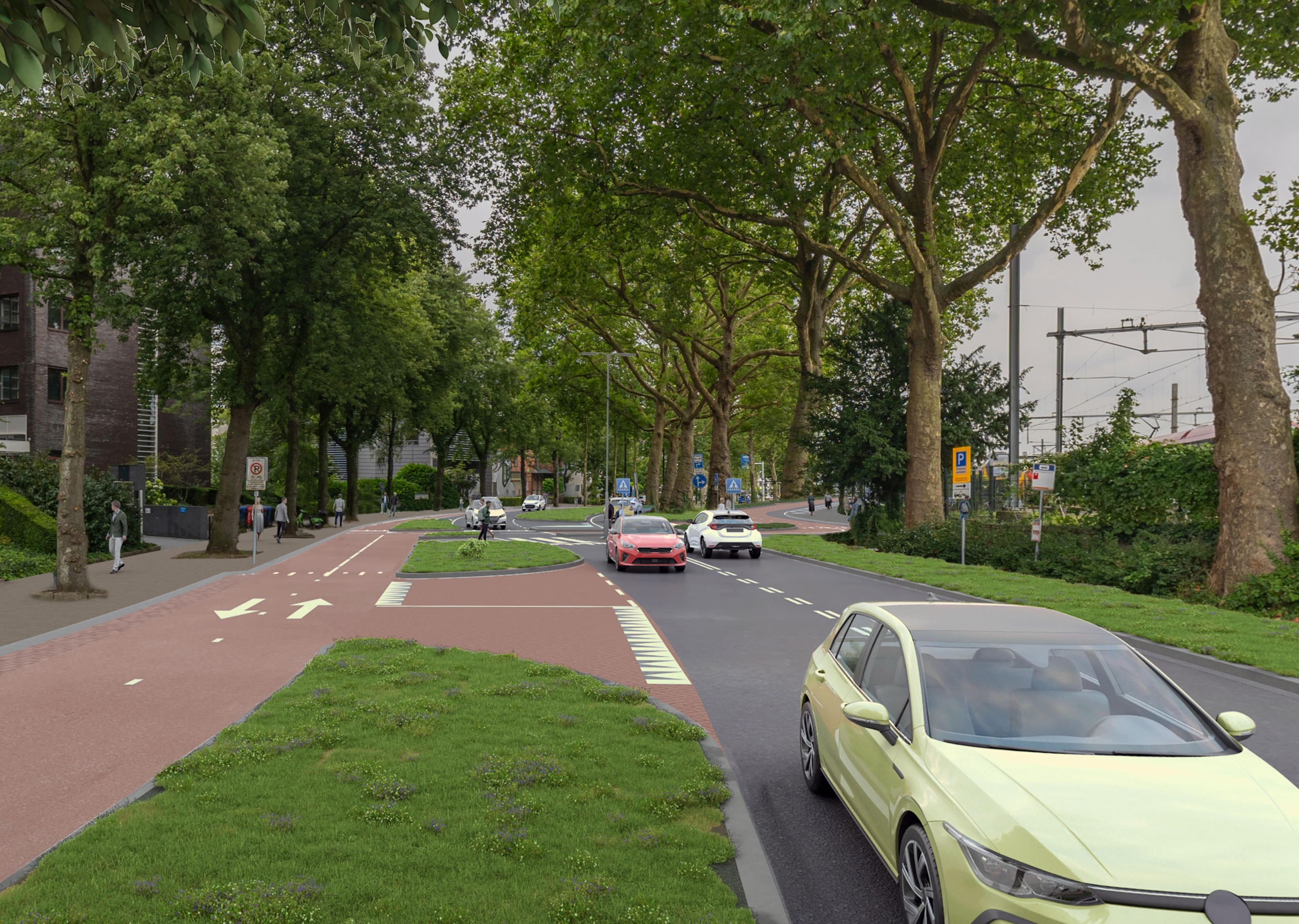 Burgemeester de Raadsingel Nieuwe inrichting-min