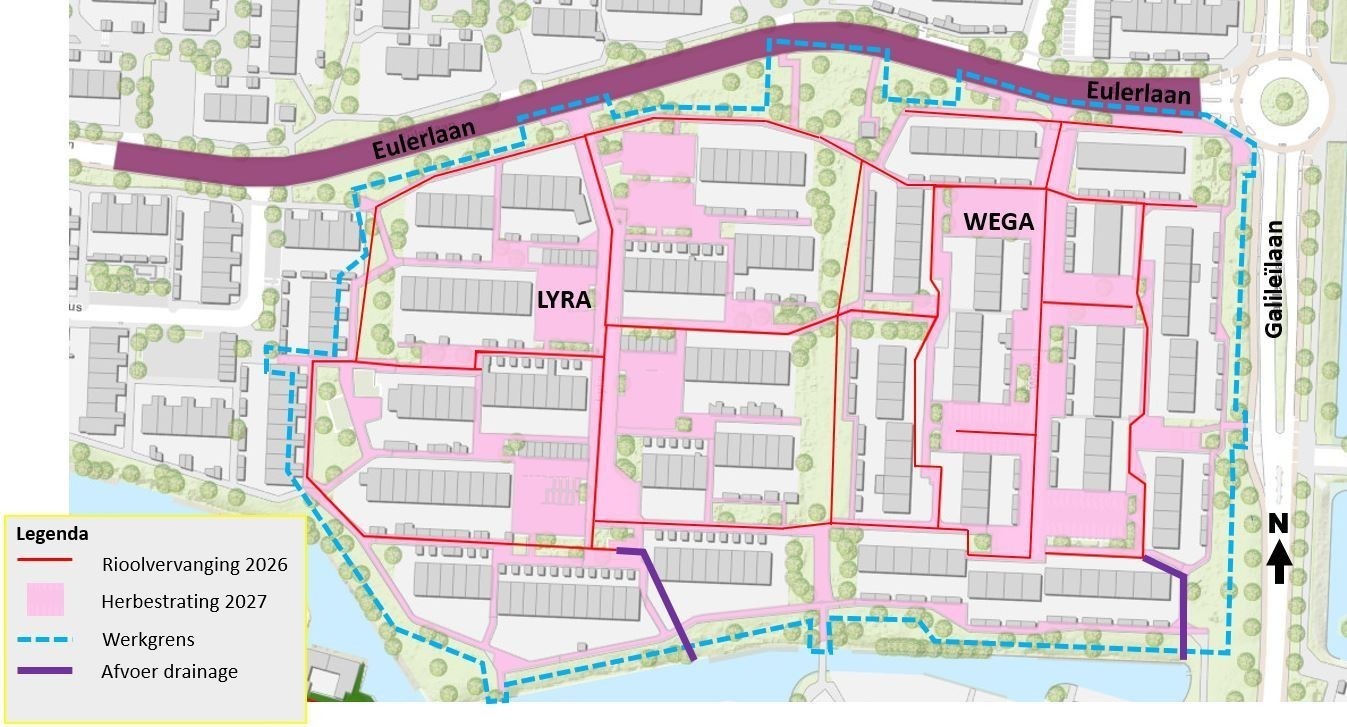 Overzicht onderhoudswerk in Wega en Lyra