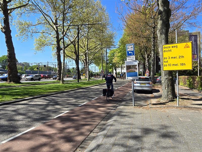 Burg de Raadtsingel Dordrecht werk aan de weg