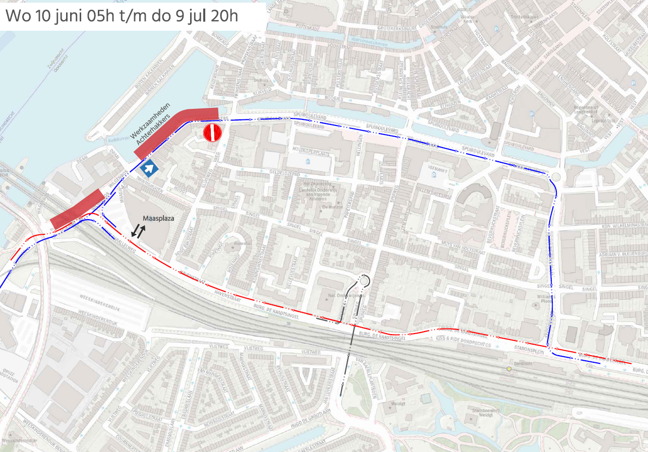 Burg de Raadtsingel Fase 2 Werk aan de Weg