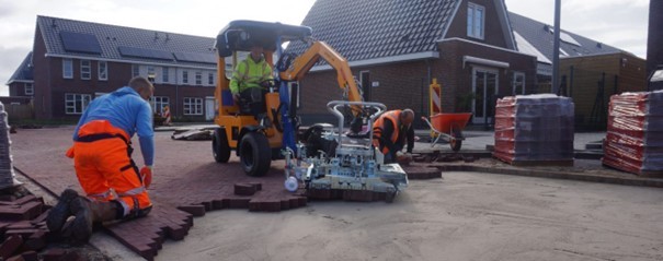 Bestrating Eddingtonweg en omgeving