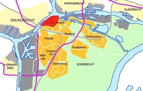kaartje ligging Historische binnenstad