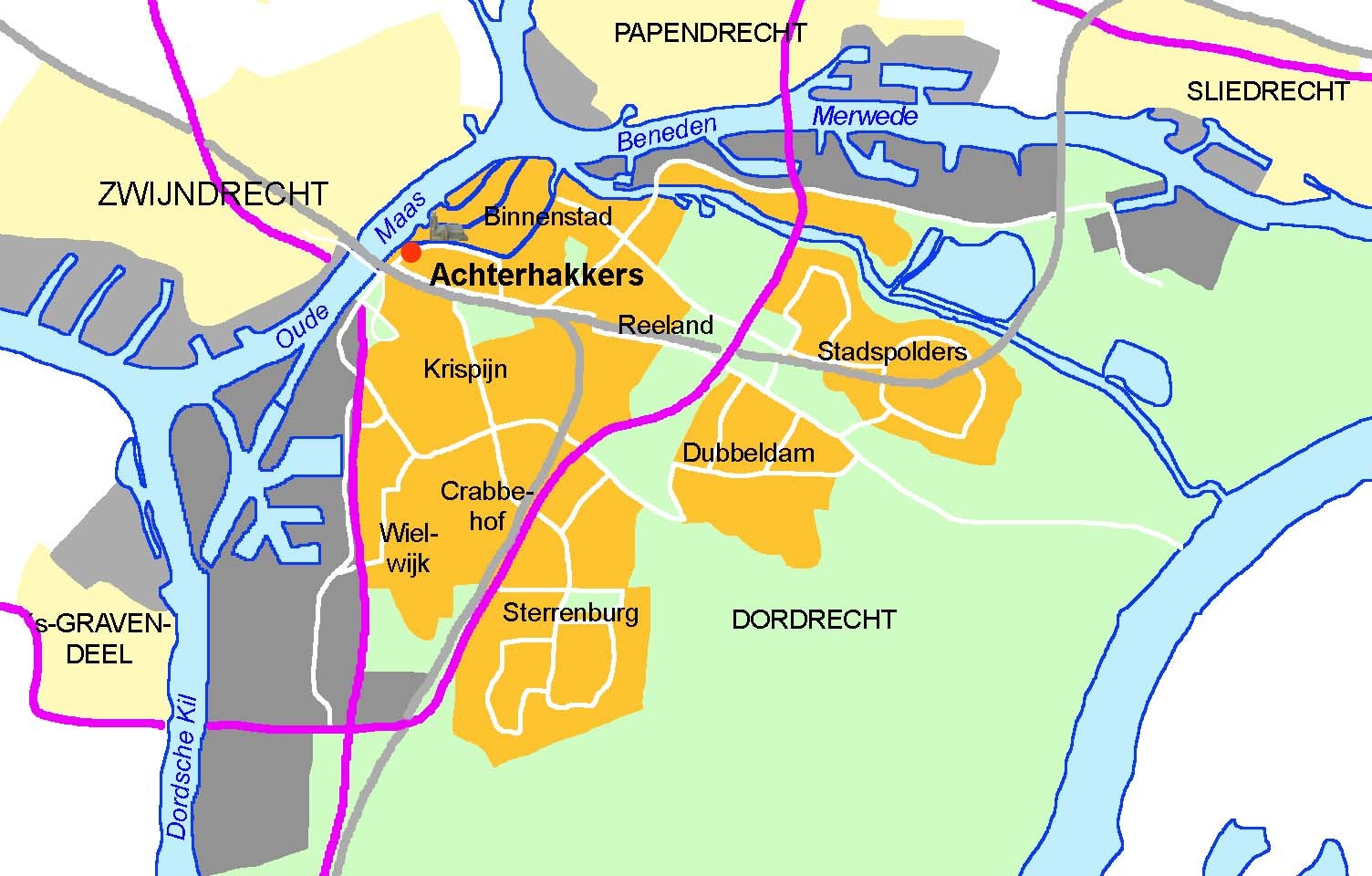 Kaartje ligging 