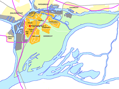 kaartje ligging Patersweg fase 1
