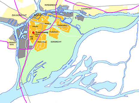 kaartje ligging Troelstraweg