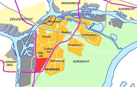 kaartje ligging Amstelwijck