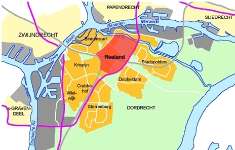 kaartje ligging Reeland