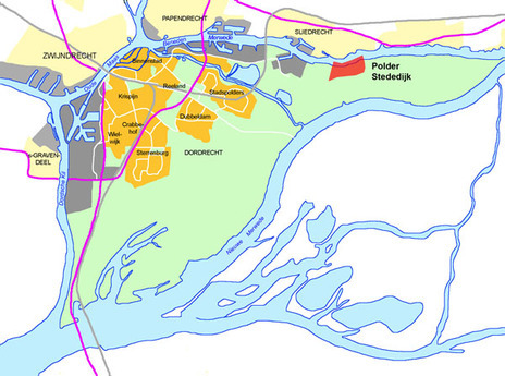 kaartje ligging Polder Stededijk